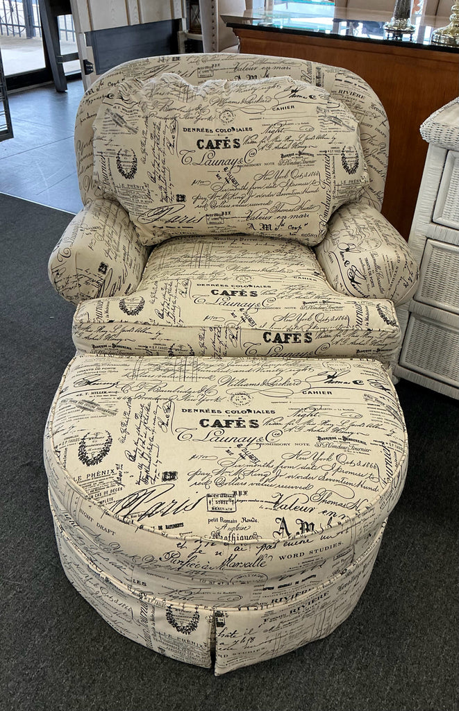 Chair & Ottoman